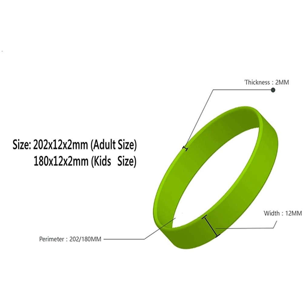Custom Wristband for Kids/Adults Rubber Bracelets 2