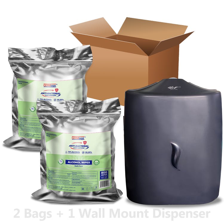 Antibacterial Wipes - 800-Count Wall Mount Dispenser 2