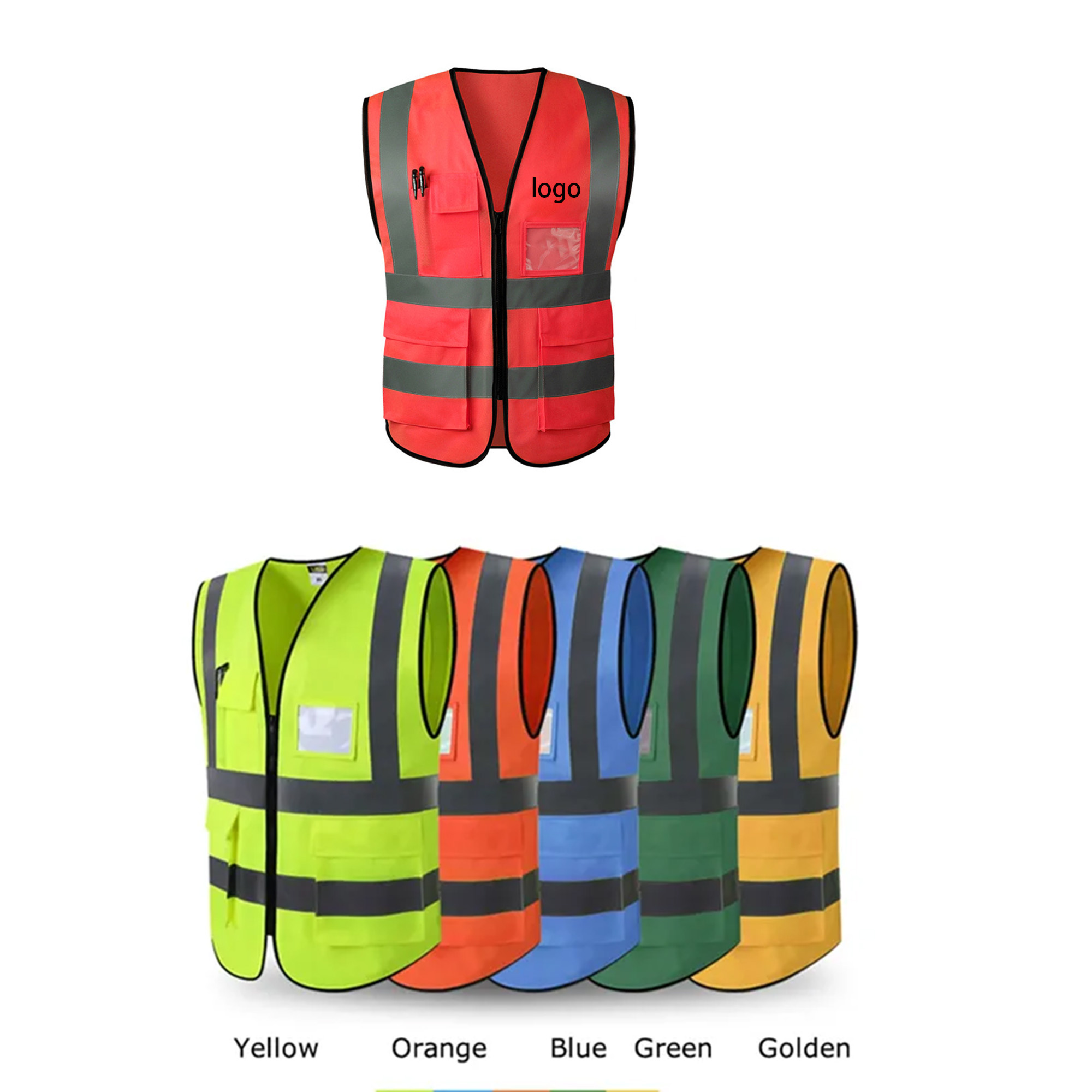 Outdoor Reflective Vest Safety Workwea 2