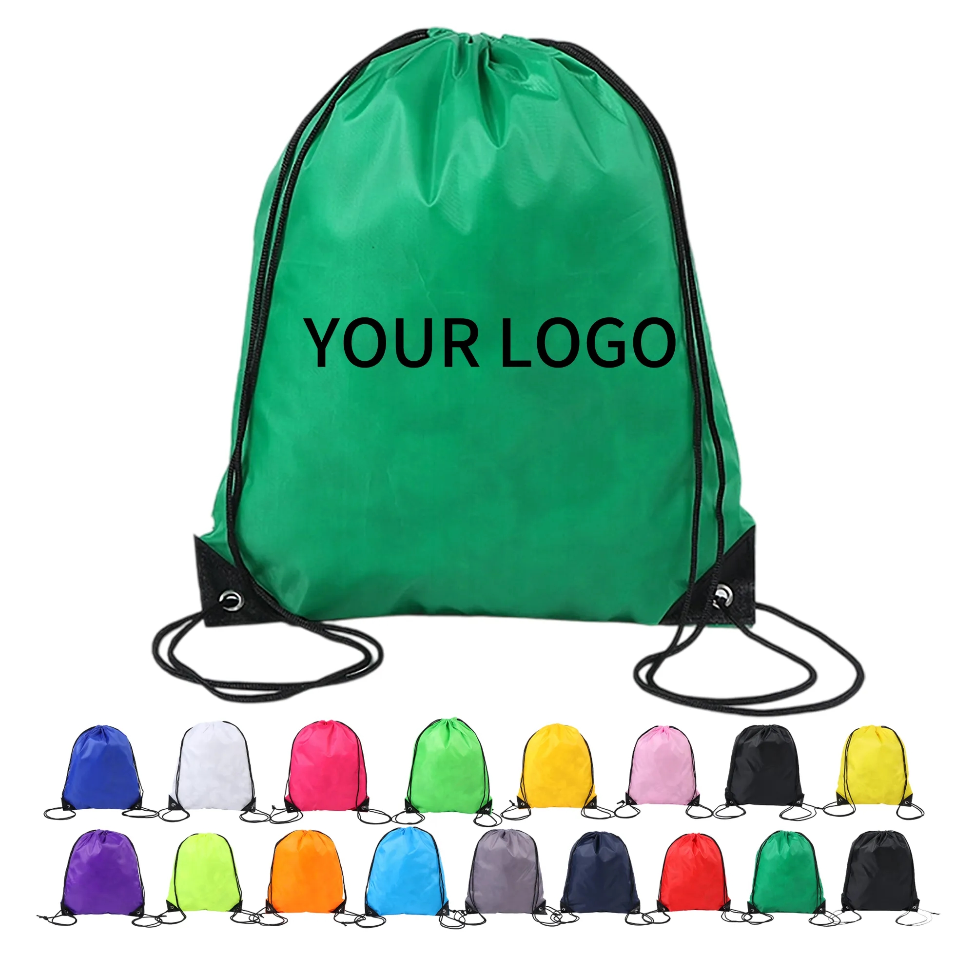 Practical Polyester Drawstring Bag for Daily Use 15