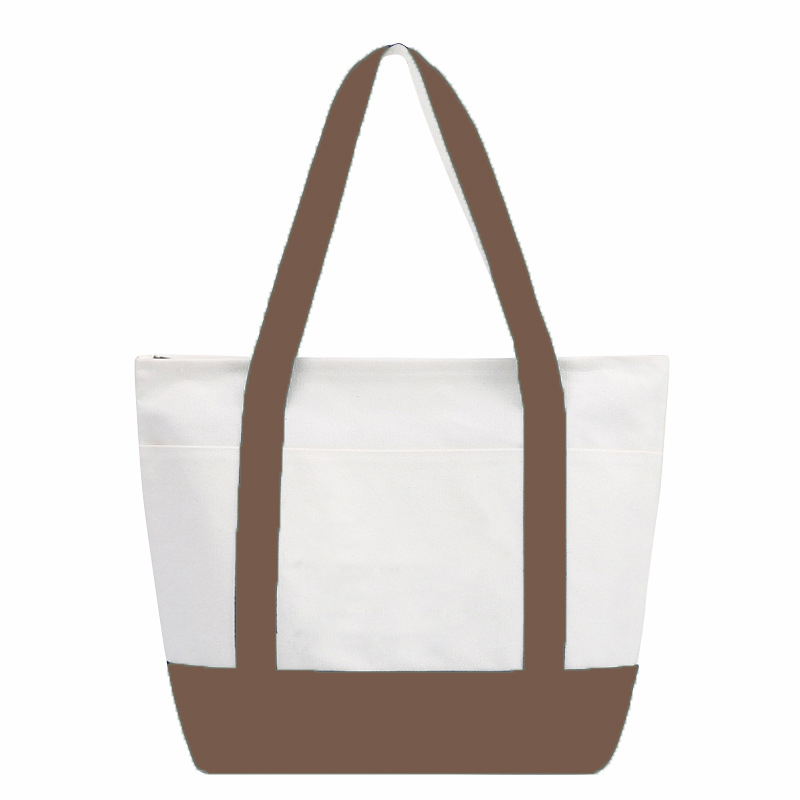 Cotton Canvas Shoulder Bag 6