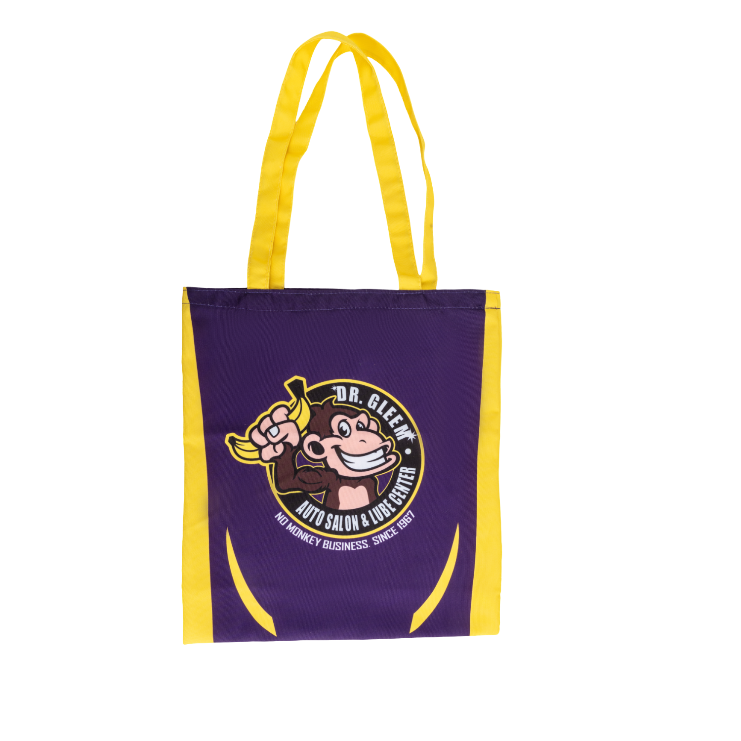 12 Oz Sublimated Sturdy Poly Canvas Tote Bag (14" x 16") 3