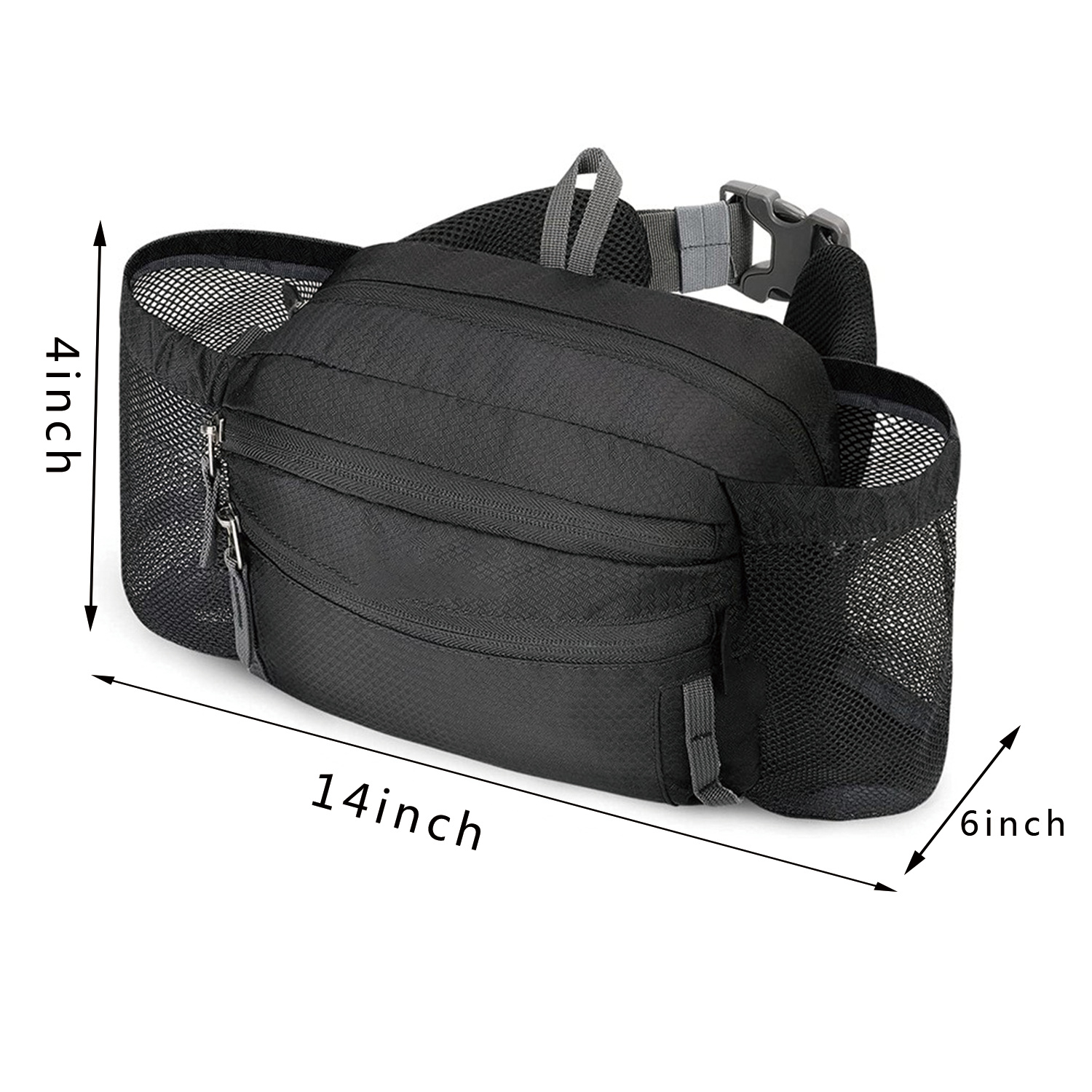 Large Hiking Pack with Two Water Bottle Holders 5