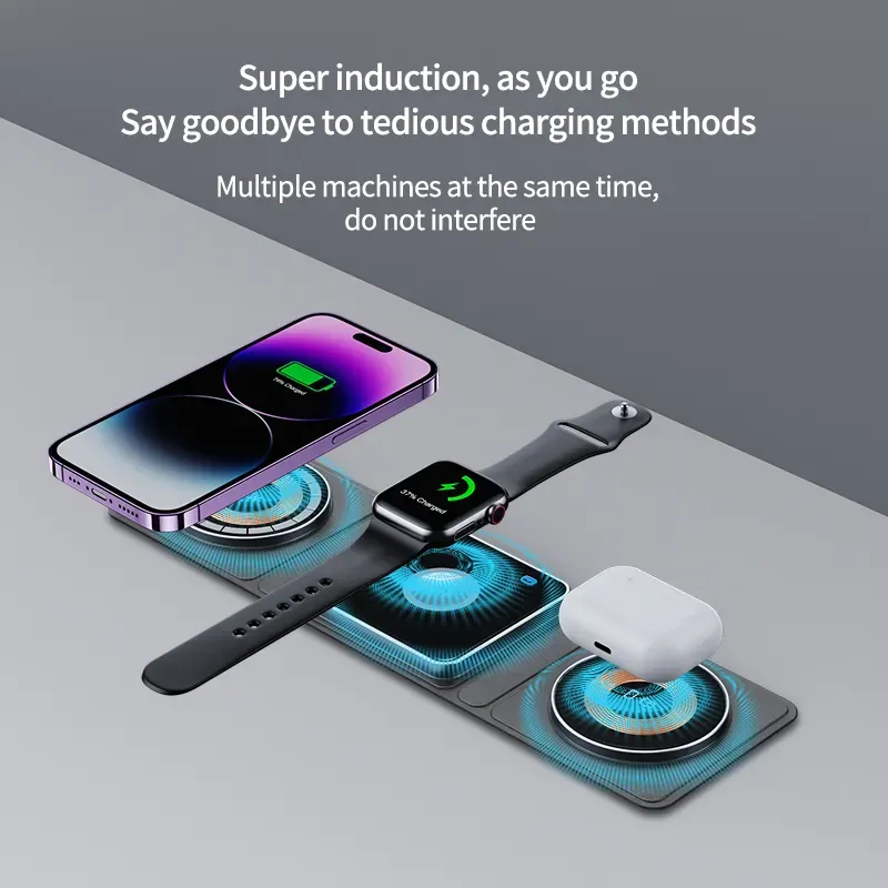 3-in-1 Travel Wireless Charger 4
