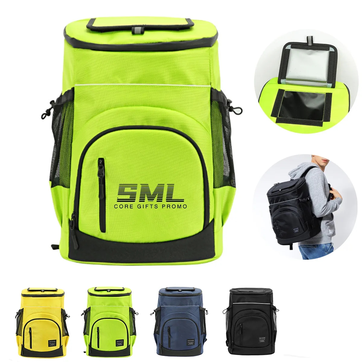 30L Large Capacity Picnic Food Bag Insulated Cooler Backpack 2