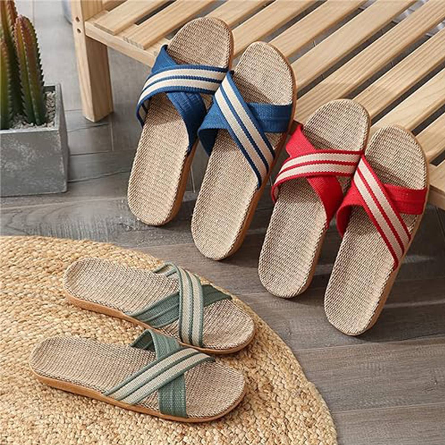 Easy and Comfortable Home Linen Slippers 5