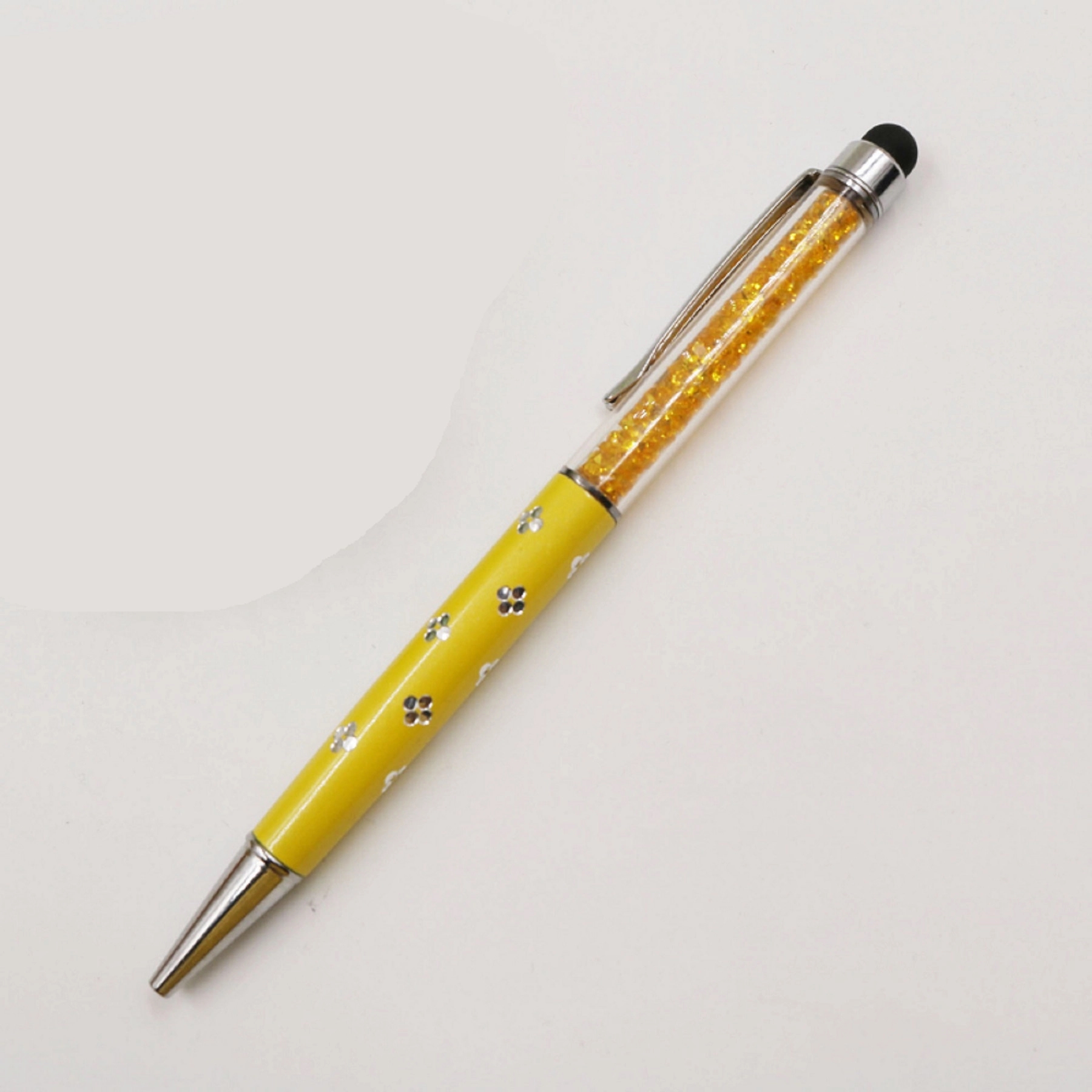 2 in 1 Crystal Stylus with Engraving Flower 4