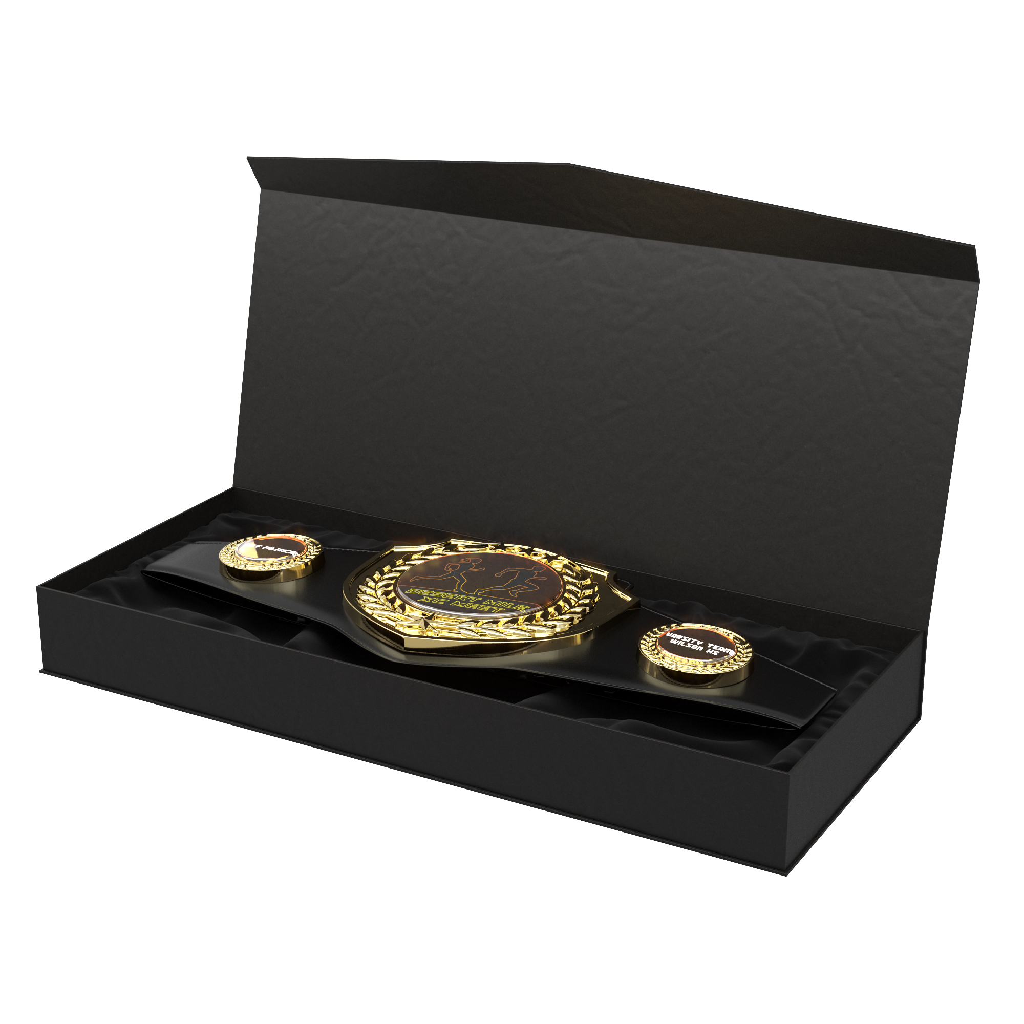 Express Vibraprint® Bright Champion Award Shield Belt 19