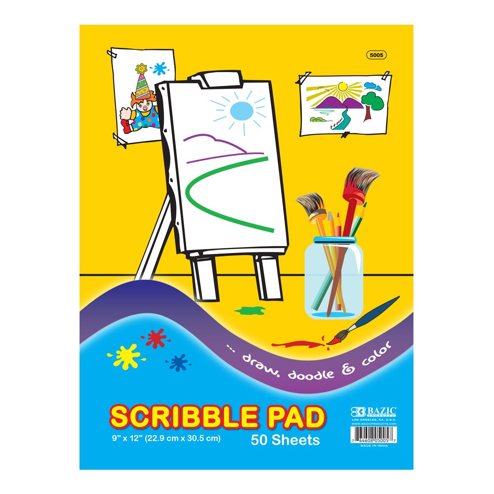 Doodle Pads - 9" x 12" 50 Sheets 2