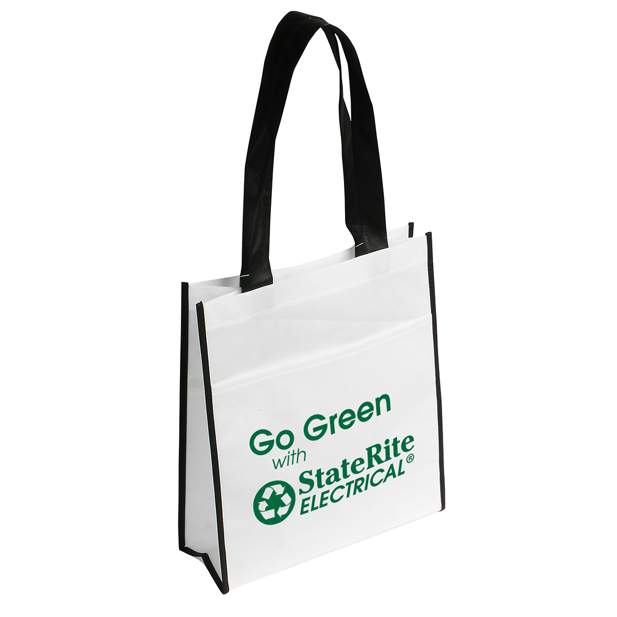 Peak Non-Woven Tote Bag with Pocket 49