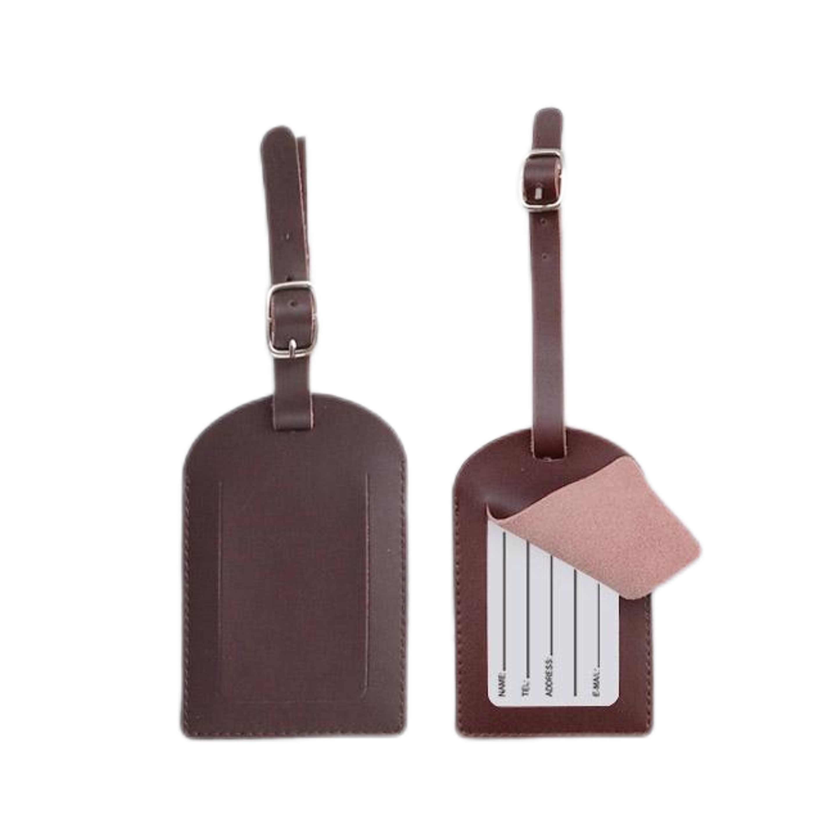 Personalized Genuine Leather Luggage Tag 2