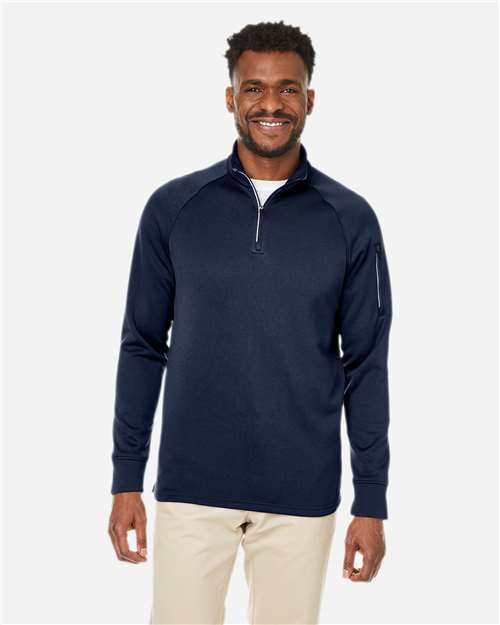 Unisex Fusion ChromaSoft™ Fleece Quarter-Zip Pullover - CE801 18
