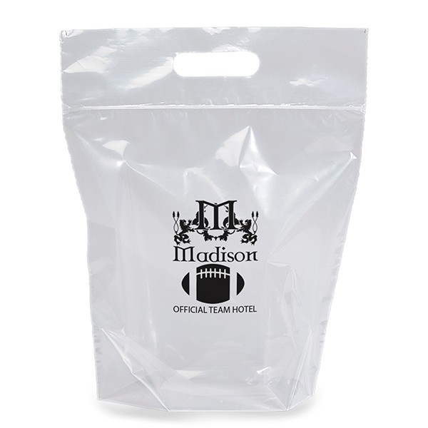 Zip-Close Die Cut Handle Bag - Flexo Ink Print 3
