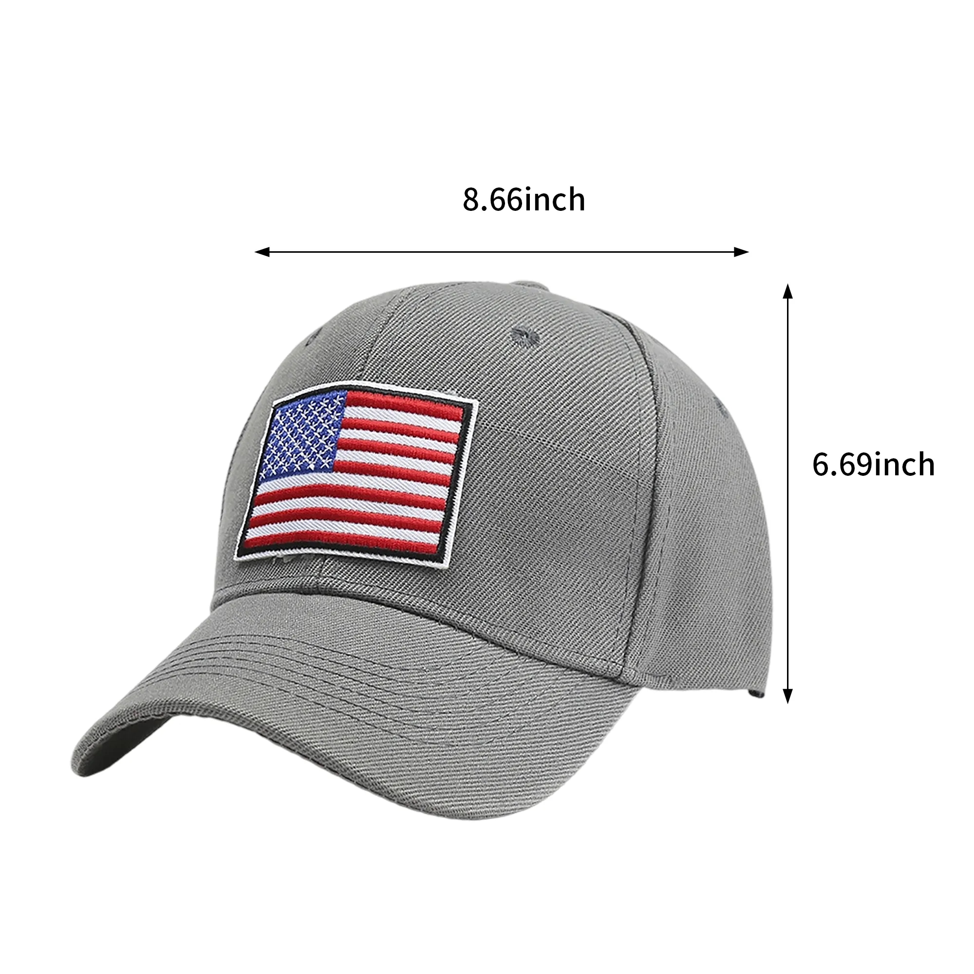 American Flag Baseball Cap with UV Protection 11