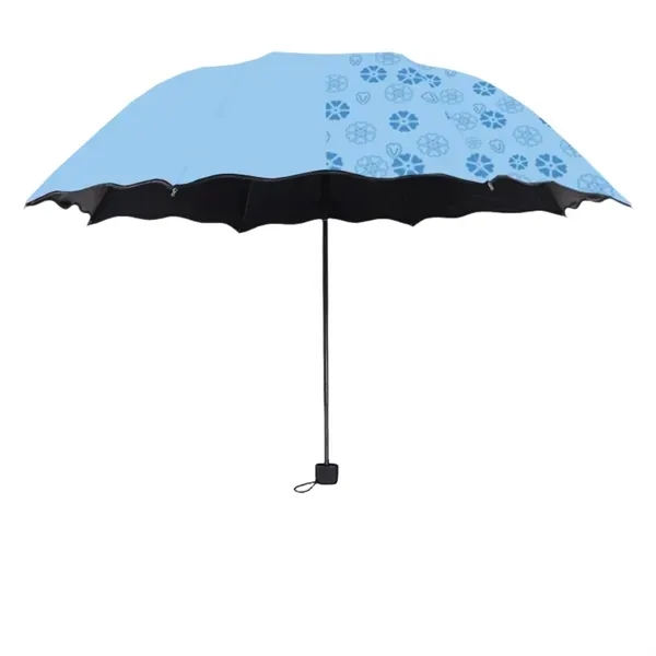 Foldable Color Changing Flower Sun Umbrella with Protection 3