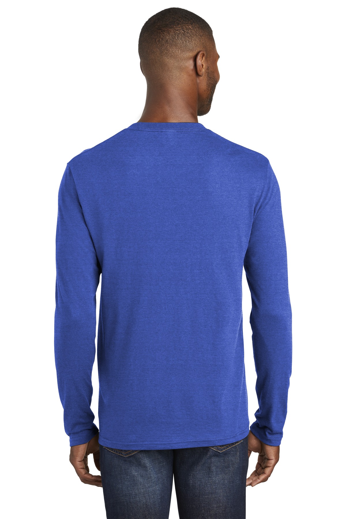 Port & Co Long Sleeve Fan Favorite Blend Tee. PC455LS 37