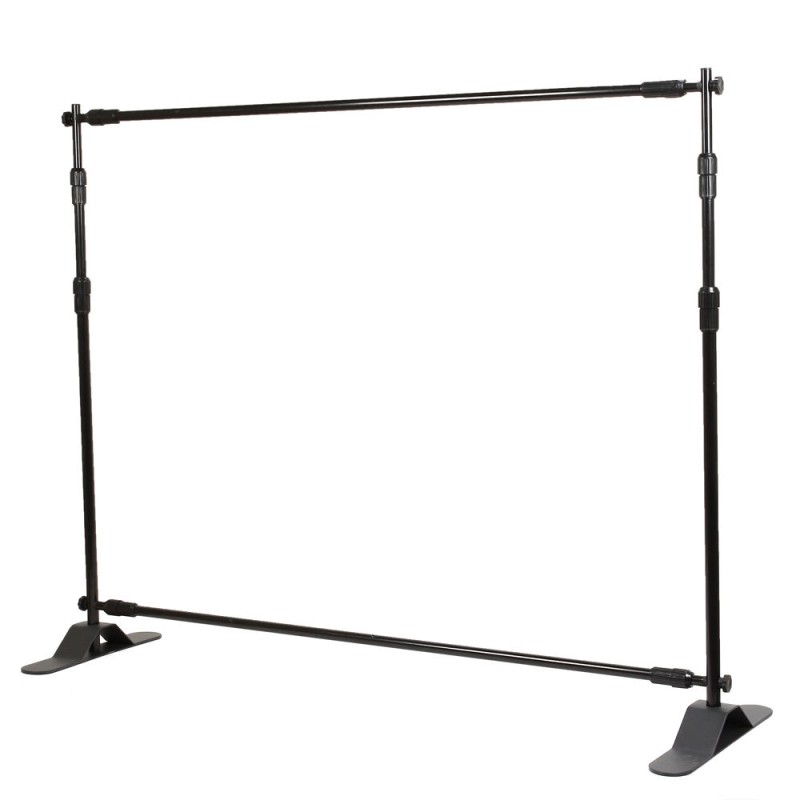 Size Me™, 96" x 60" Polyester, Double-Sided Telescopic Backdrop Banner 3