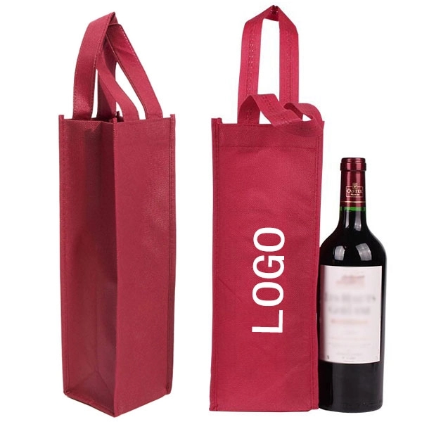 Non-Woven Single Wine Bottle Bags 1