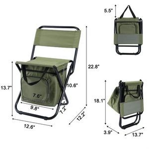 Foldable Camping Chair With Cooling Bag 11