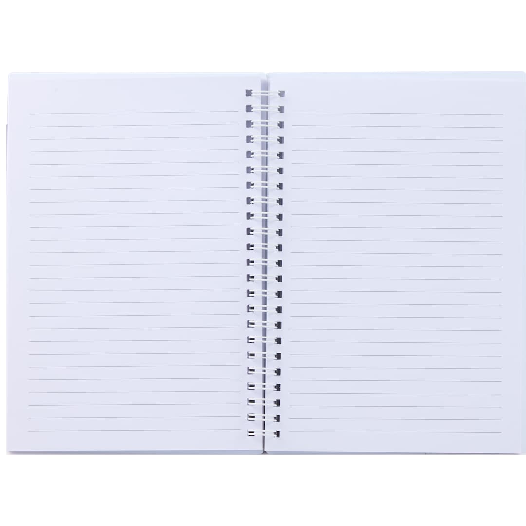 5.5" x 8.5" Spiral Notebook with Clear Pocket 136