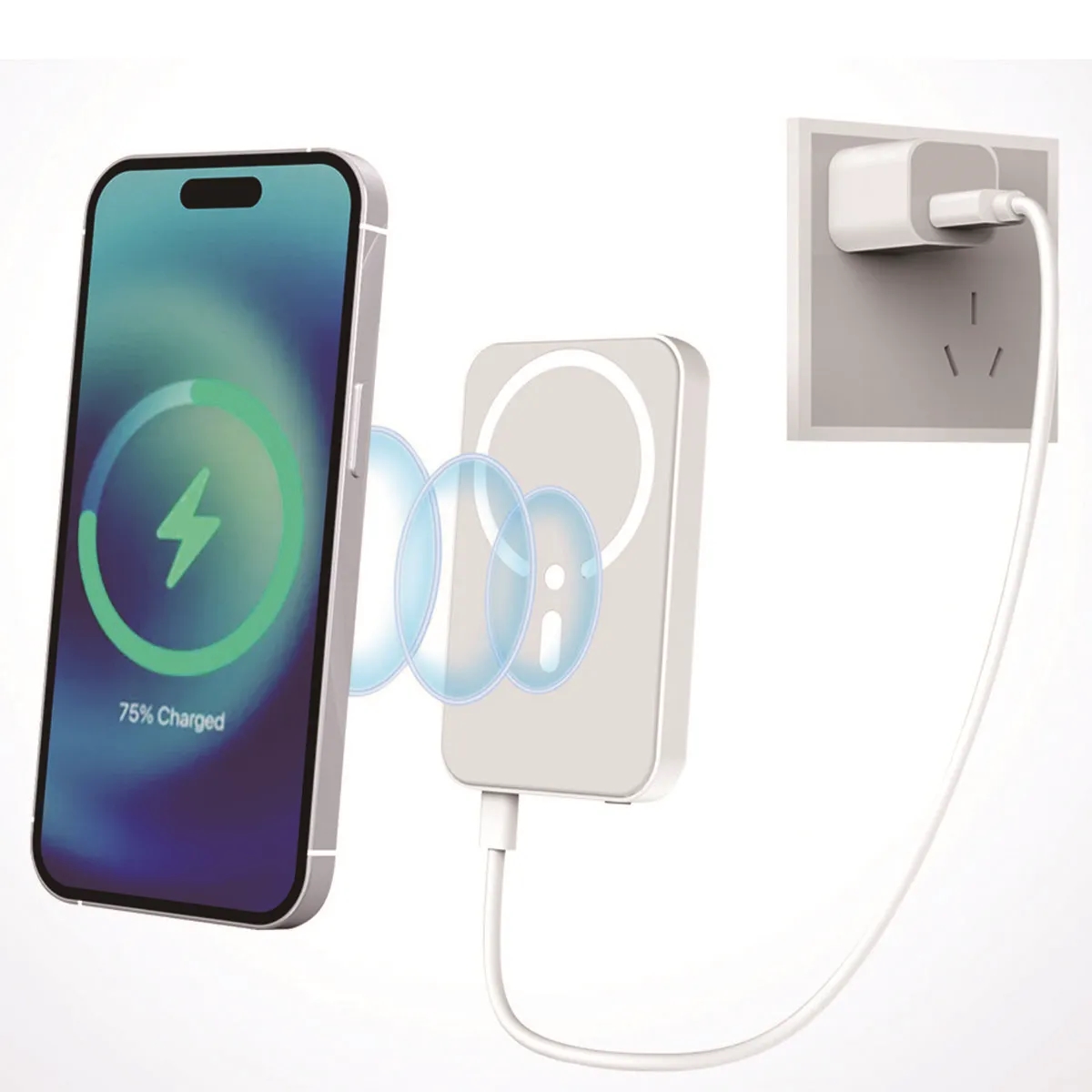 3 in 1 Foldable Wireless Charging Station Power Bank 3