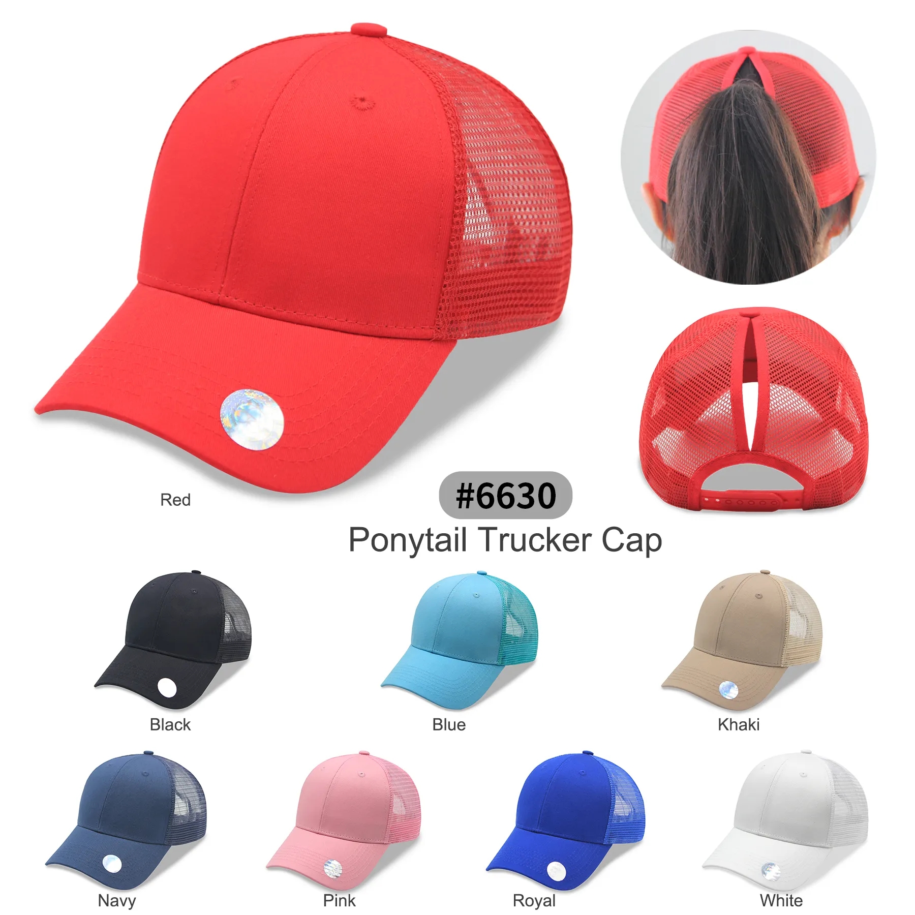 Ponytail Trucker Cap