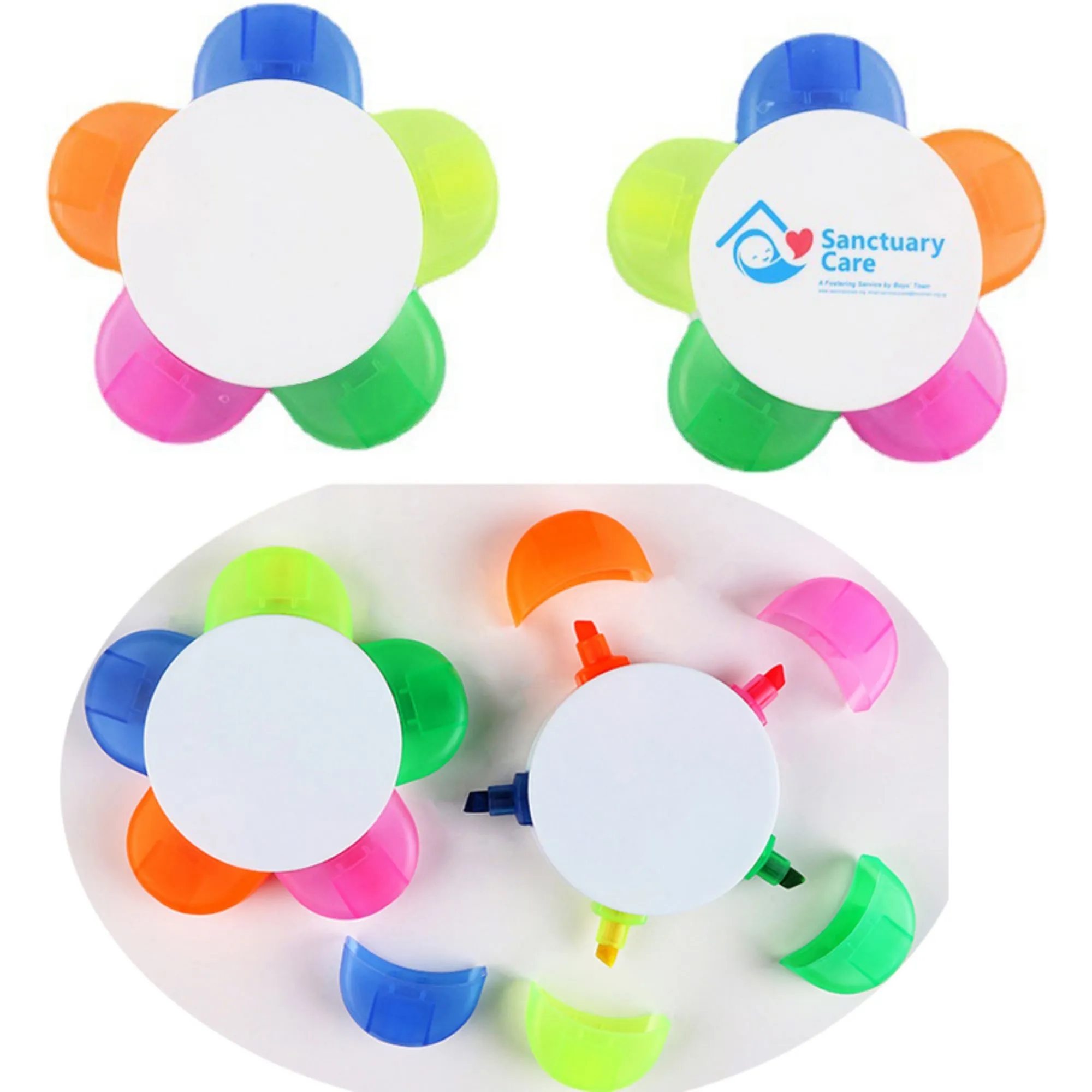 5 in 1 Fluorescent Nurse Highlighter Pen 2