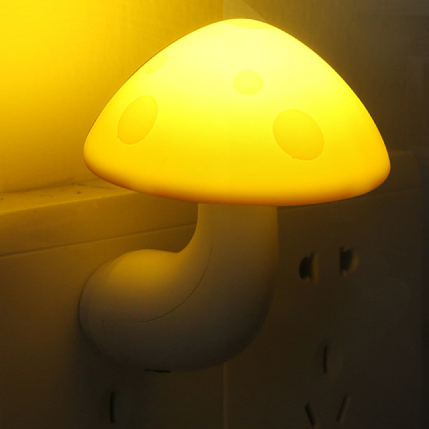 LED Night Light Plug in Lamp Mushroom 3