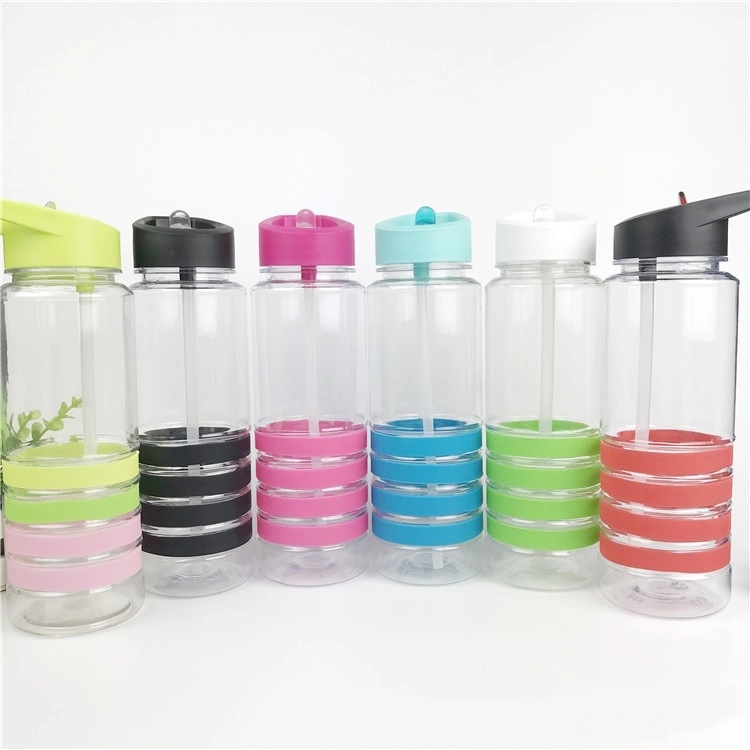 27 Oz. Tritan Banded Gripper Bottle With Straw 2