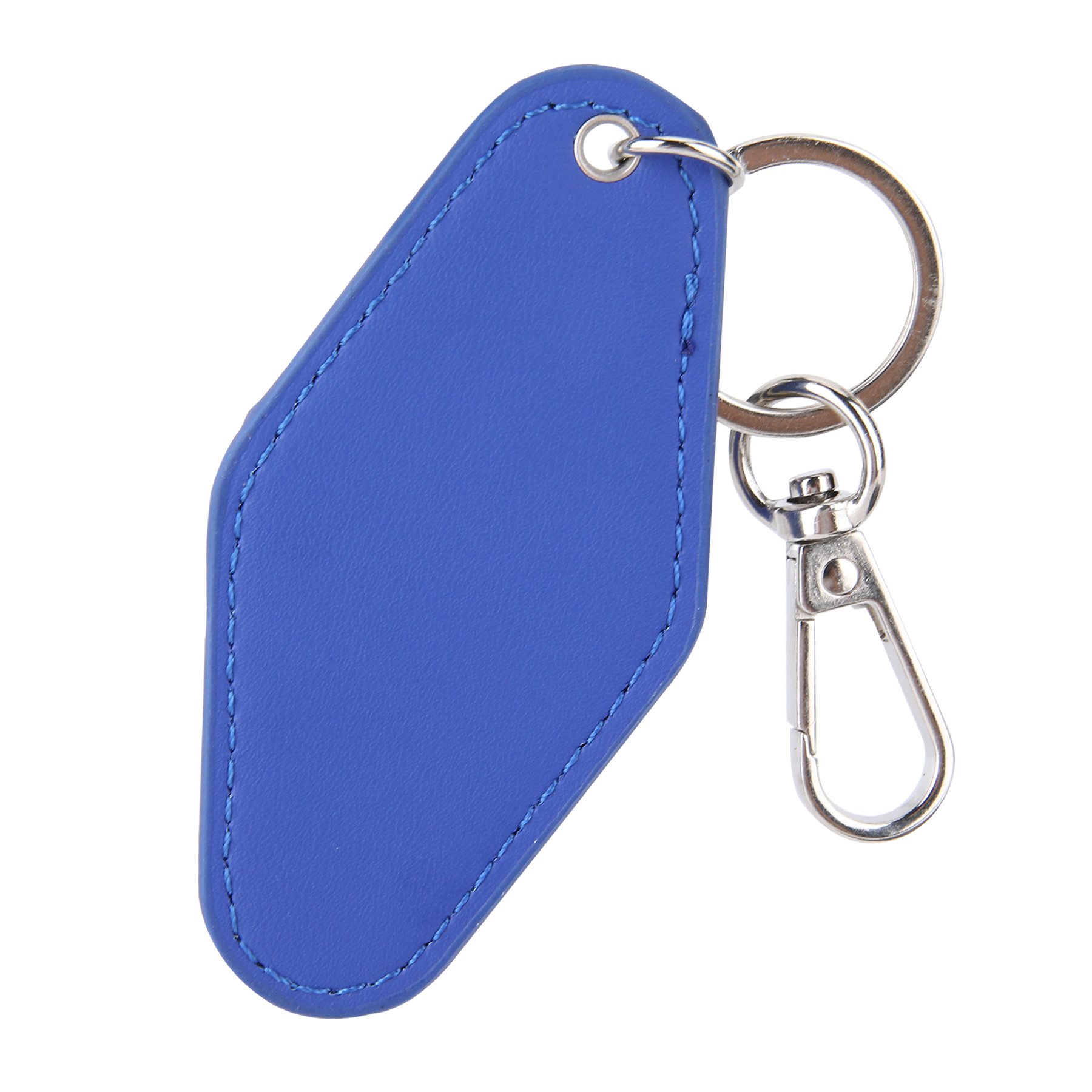 Custom Diamond-Shaped Leather Keychain 8