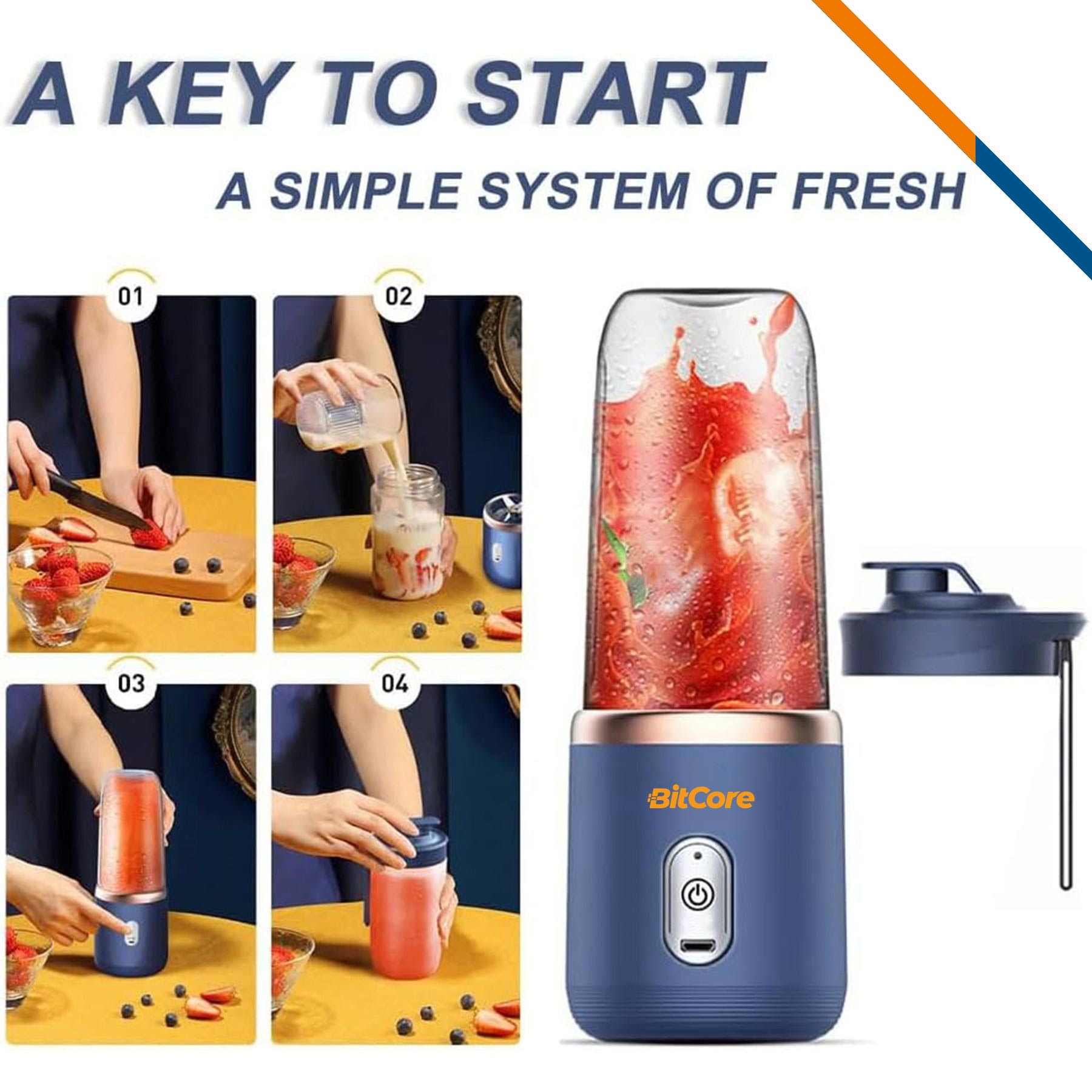 Tecio 6-Blade Blender 10