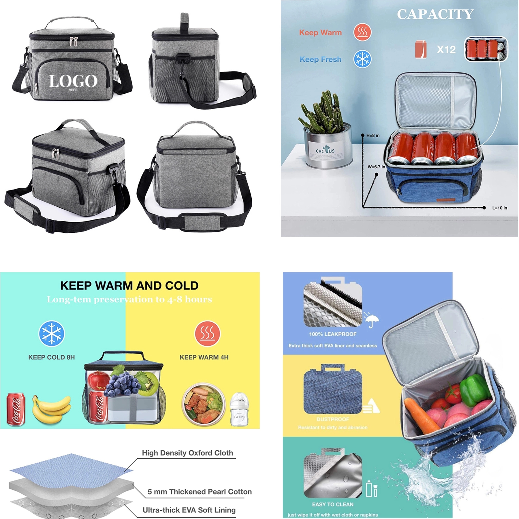 12 Can Insulated Lunch Bag 2