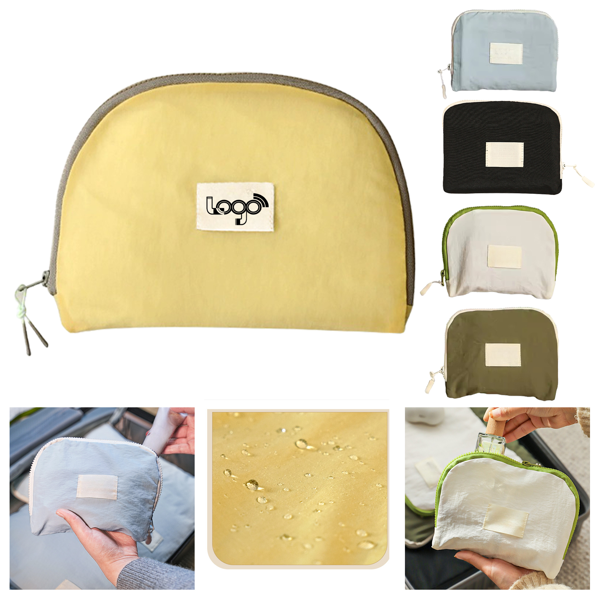 Water-Resistant Nylon Travel Pouch 2