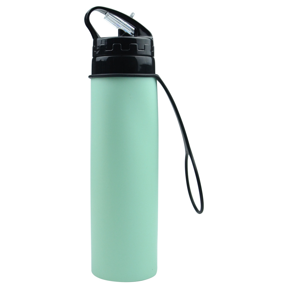 21oz. Collapsible Silicone Sports Water Bottles 2