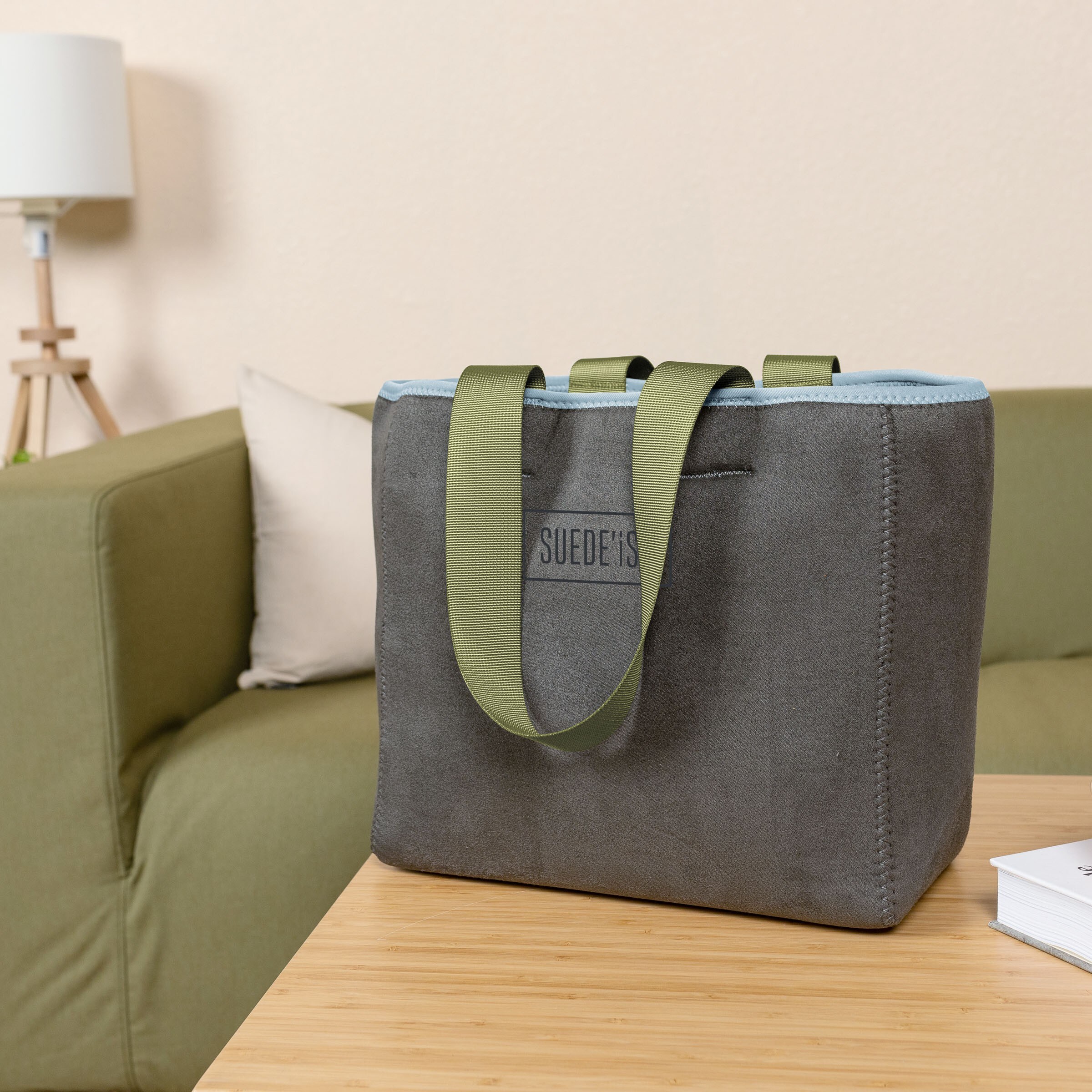 ALL DAY TOTE - SUEDE-ISH NEOPRENE - SMALL