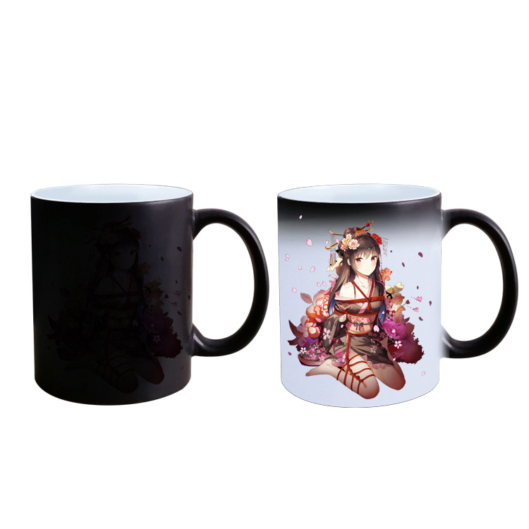 Heat Sensitive Thermal Coffee Cup 2