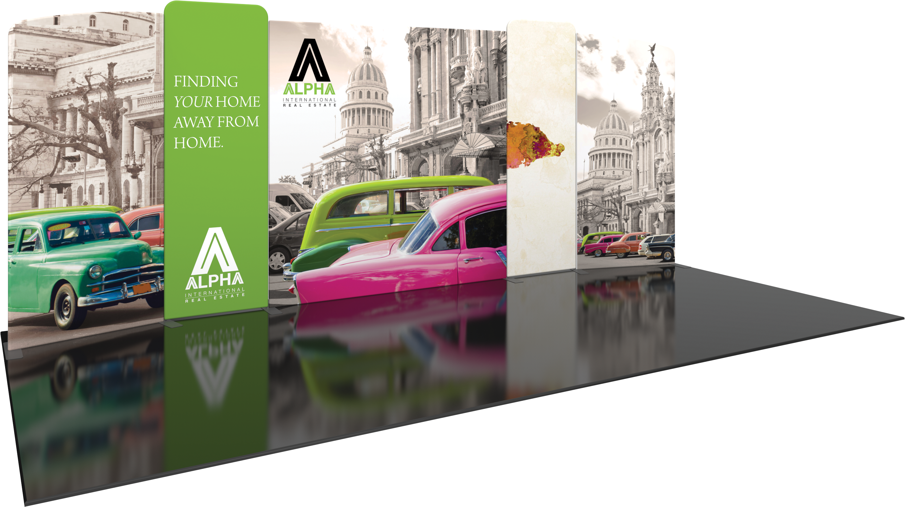 Modulate Series 3 20ft Fabric Backwall Kit 03