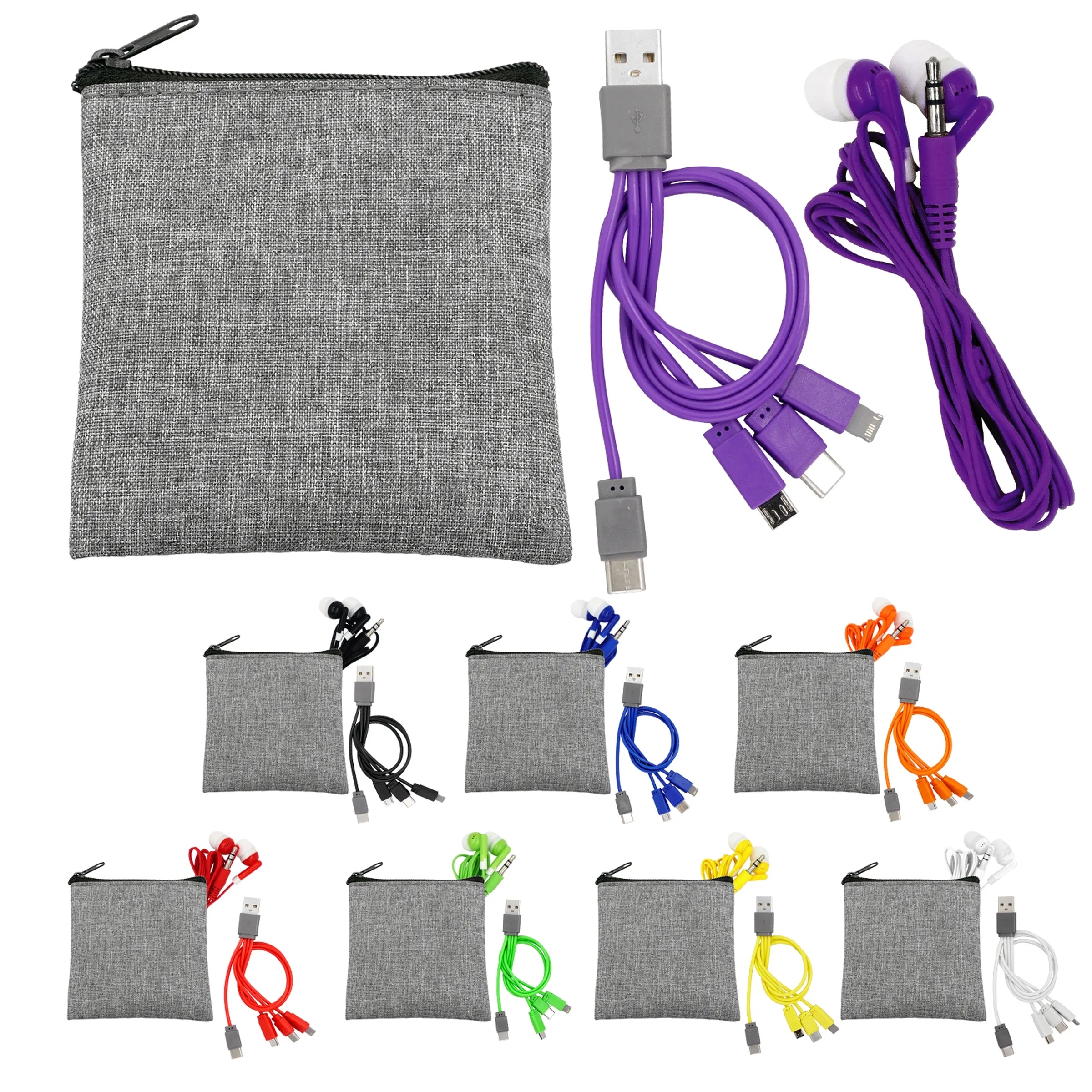 Recycled C to C Ear Bud Set 7