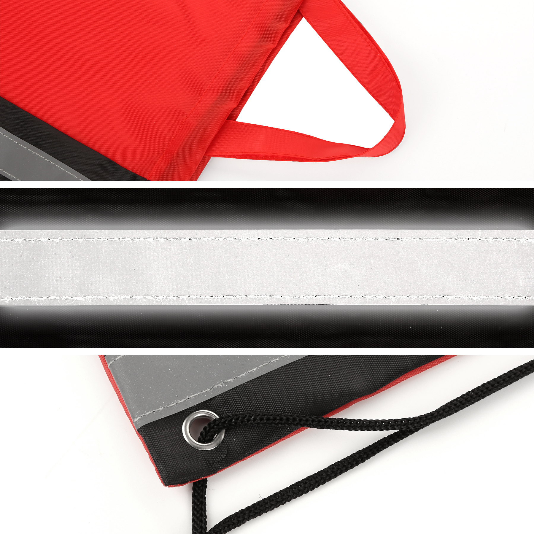 Reflective Safety Drawstring Backpack 4