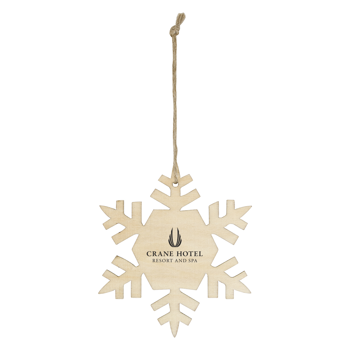 Wood Ornament - Snowflake 2
