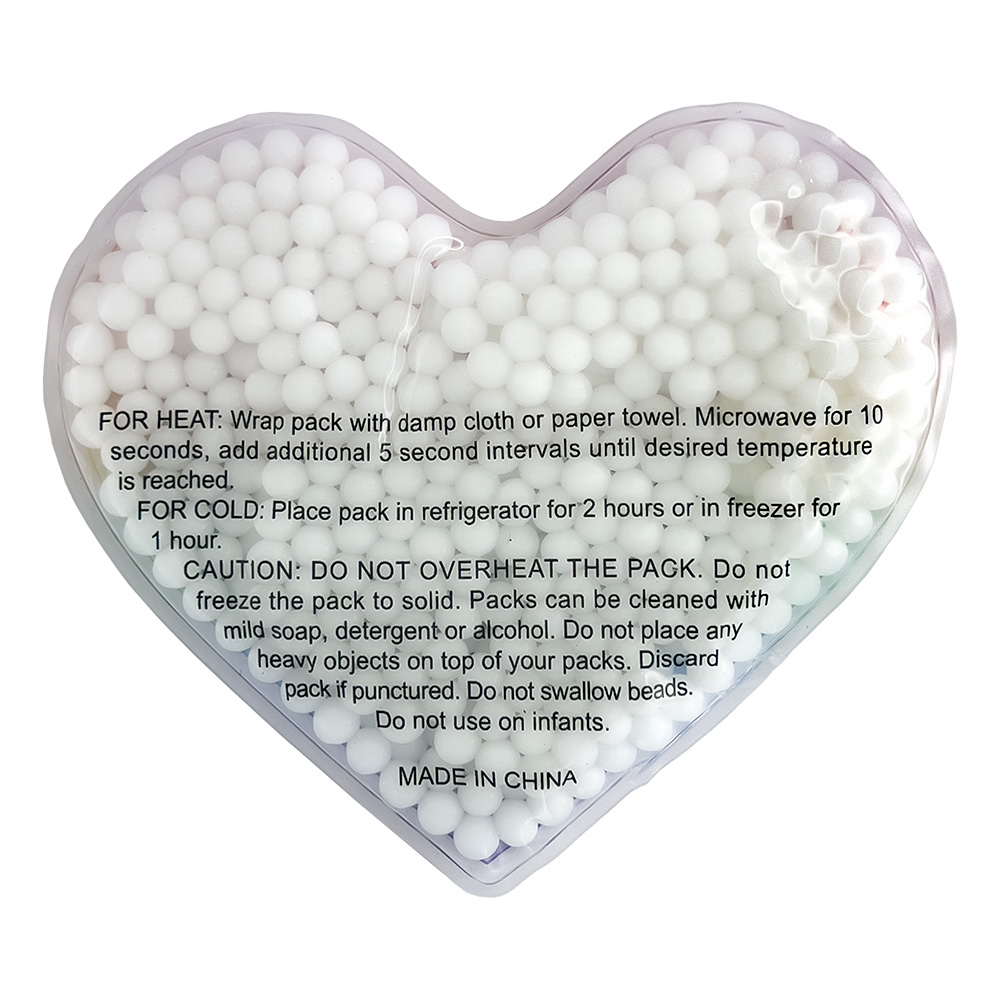 Heart Rainbow Gel Beads Hot/Cold Pack 2