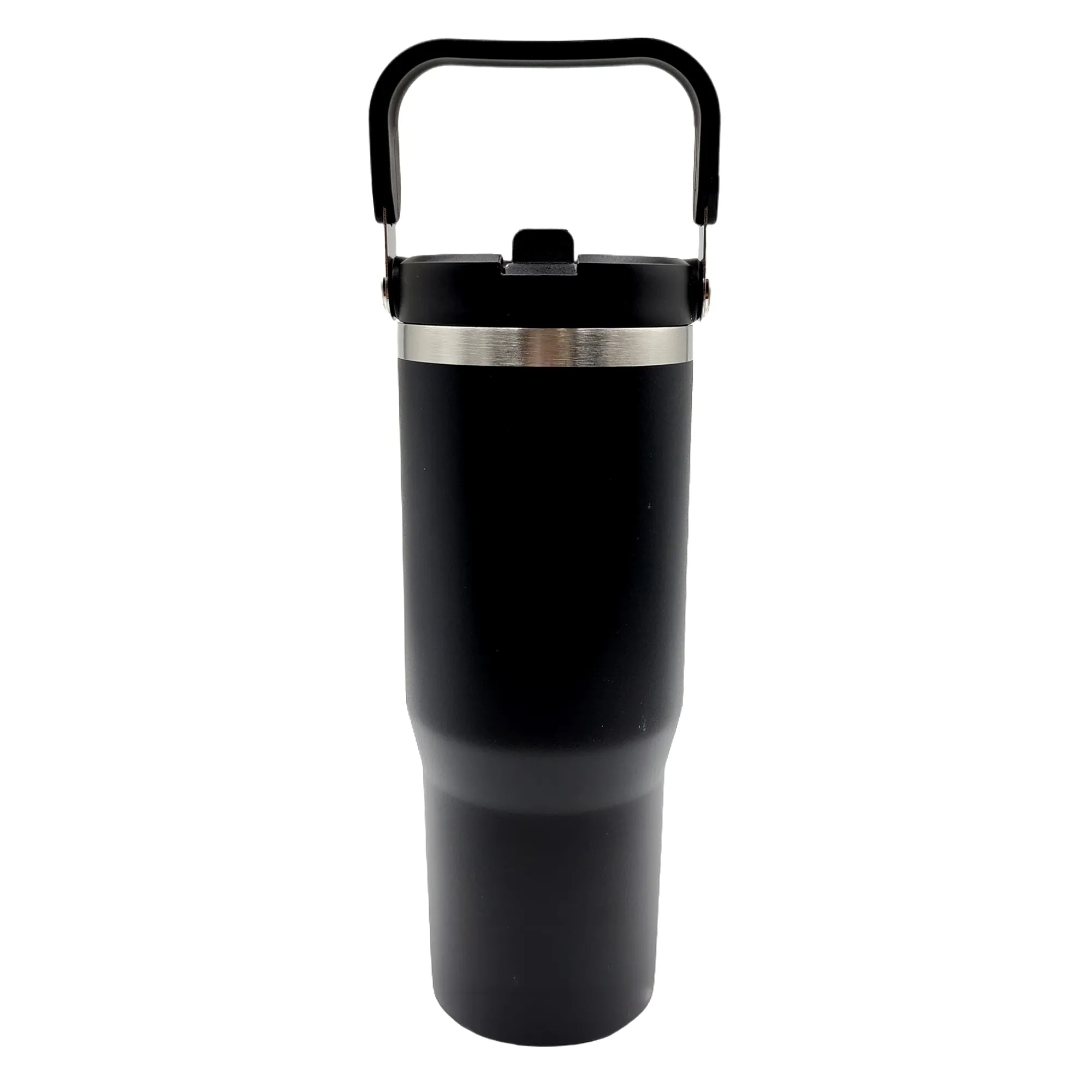 30oz. Stainless Steel Insulated Mug with Handle and Built-In 21