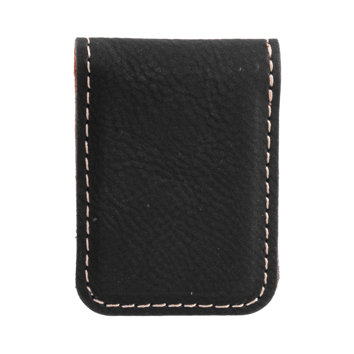 Black & Gold Leatherette Money Clip 1