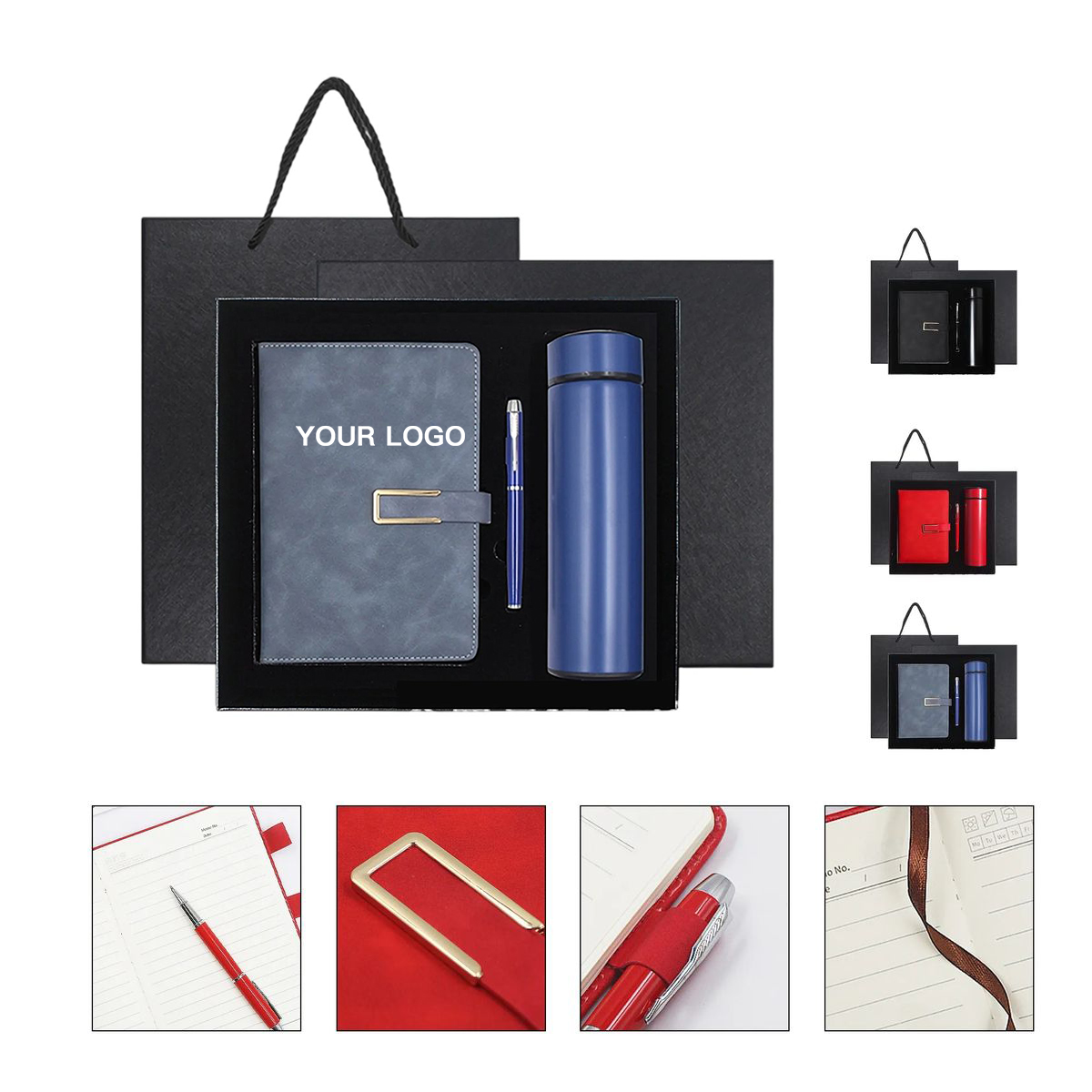 Office Gift Set with Vacuum Mug and Writing Tools 2
