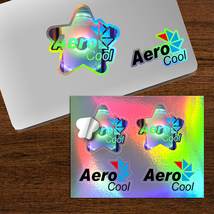 "CUSTOMCUT™" 6" x 8" Full Color Custom Shape Removable Vinyl Sticker Sheets 2