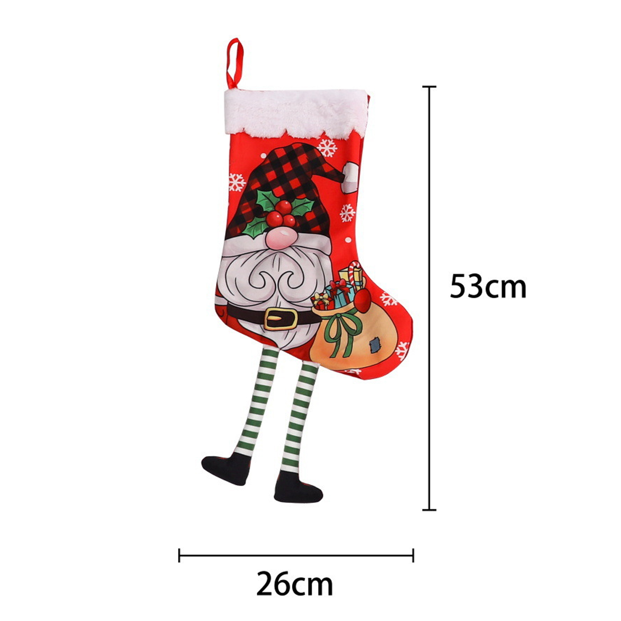 Christmas Stocking Santa Socks Candy Bag 3