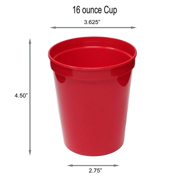 Fluted Plastic Stadium Cup 2
