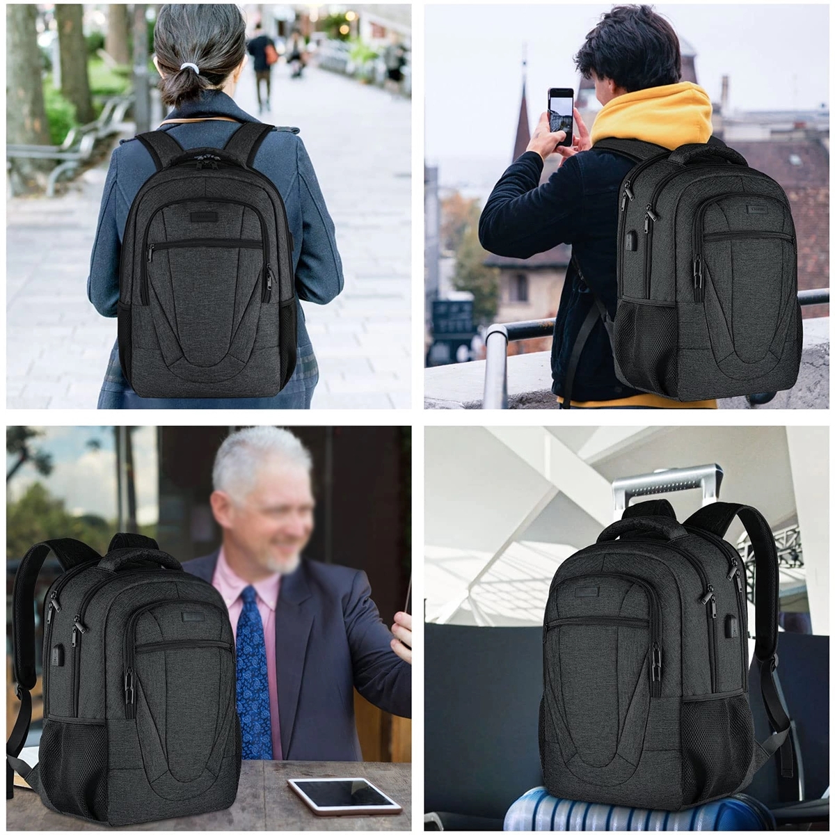 Travel Laptop Backpack With Usb Charging Port 4