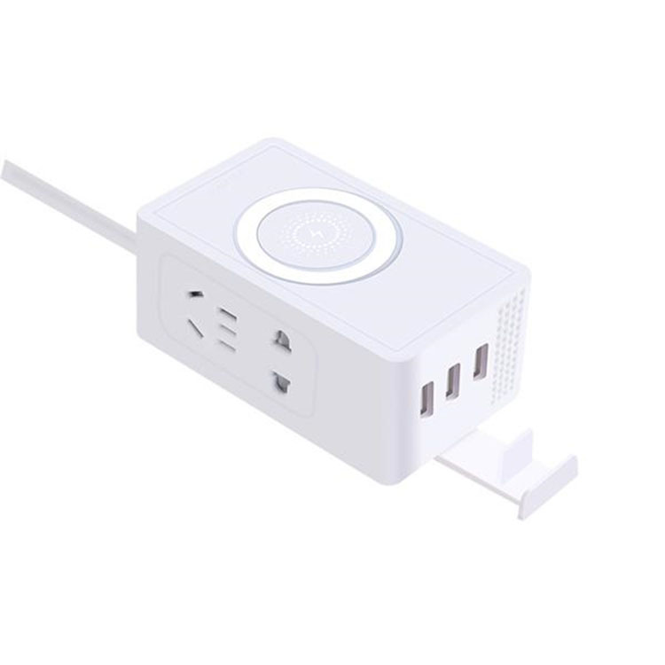 Multi-Function Wireless Charger Cube Socket 6