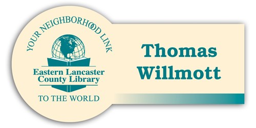 Full Color Name Badge w/ Personalization (2"X4") Round End